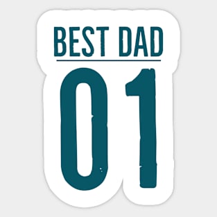 Father's day best dad Sticker